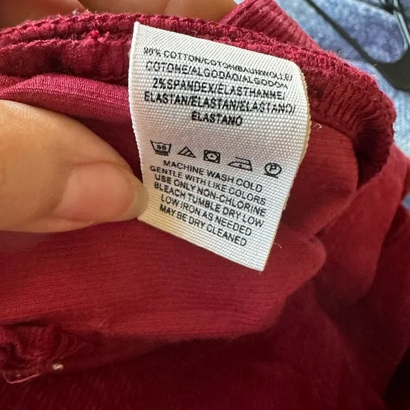 We The Free People Slim Ankle Corduroy Overalls. Could fit size 24-27! - Picture 8 of 10